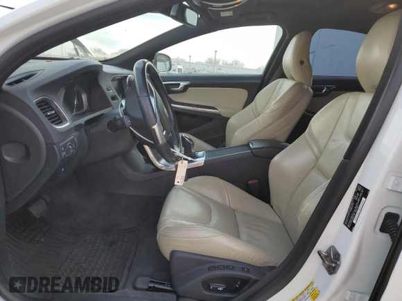 2015 Volvo S60 T5 Drive-E Platinum with VIN YV140MFD7F2301858, listed as a Copart auction lot 44586105 with 50,575 mi miles and Salvage Title. Bid and sale history available at carsss.com. Image 7.