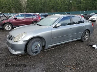 2005 Infiniti G35 Sedan with VIN JNKCV51E95M225585, listed as a Copart auction lot 49189995 with 143,912 mi miles and Clean Title. Bid and sale history available at carsss.com. Image 1.
