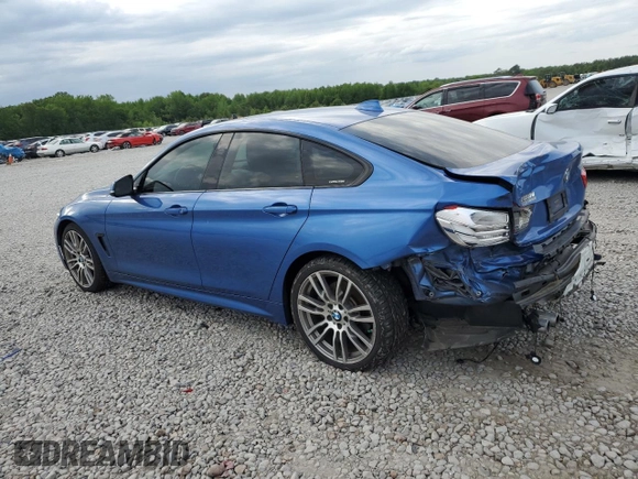 2017 BMW 4 Series 430i with VIN WBA4F7C37HG788984, listed as a Copart auction lot 54154405 with 92,596 mi miles and Salvage title. Bid and sale history available at DreamBid. Image 2.