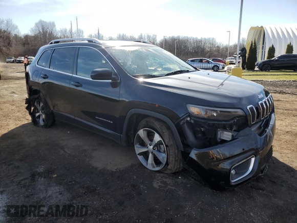 2021 Jeep Cherokee Limited with VIN 1C4PJLDX3MD183381, listed as a Copart auction lot 49480665 with 89,993 mi miles and Salvage title. Bid and sale history available at DreamBid. Image 4.