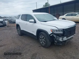 2020 GMC Acadia SLE with VIN 1GKKNKLA7LZ193312, listed as a IAAI auction lot 42083827 with 110,287 mi miles and . Bid and sale history available at DreamBid. Image 1.