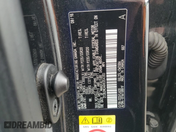 2017 Lexus RX 350 with VIN 2T2BZMCA6HC054393, listed as a Copart auction lot 64190335 with 132,271 mi miles and Clean title. Bid and sale history available at DreamBid. Image 13.