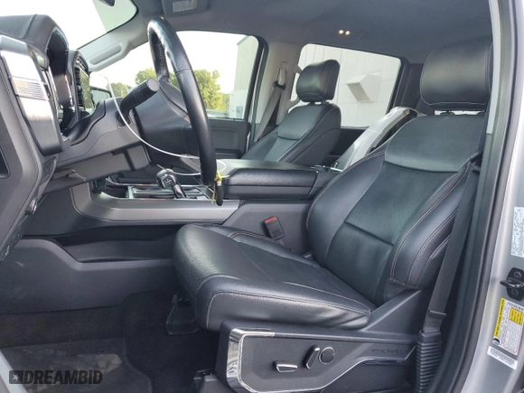 2021 Ford F-150 XL with VIN 1FTEW1C8XMKE52138, listed as a Copart auction lot 52744615 with 127,833 mi miles and Salvage Title. Bid and sale history available at carsss.com. Image 7.