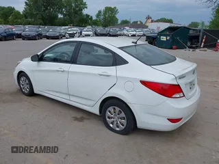 2016 Hyundai Accent SE with VIN KMHCT4AE0GU941453, listed as a IAAI auction lot 42533753 with 153,345 mi miles and . Bid and sale history available at DreamBid. Image 3.