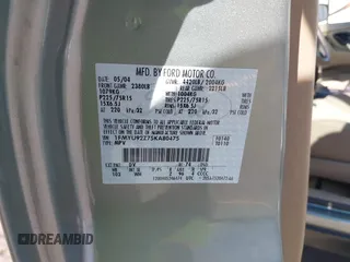 2005 Ford Escape XLS Value с VIN 1FMYU92Z75KA80475, выставлен на аукционе IAAI как лот 42632412 с пробегом 105 668 миль миль и . История ставок и продаж доступна на DreamBid. Изображение 9.