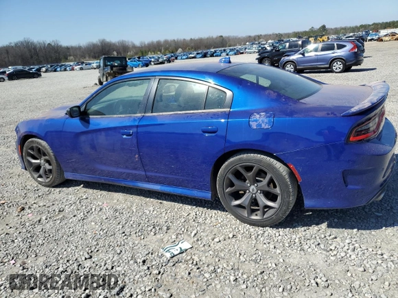 2019 Dodge Charger GT with VIN 2C3CDXHG8KH658647, listed as a Copart auction lot 47192515 with 151,601 mi miles and Salvage Title. Bid and sale history available at DreamBid. Image 2.