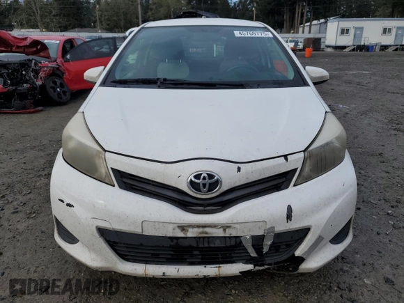 2013 Toyota Yaris L with VIN JTDJTUD37DD553587, listed as a Copart auction lot 45760775 with 265,634 mi miles and Clean Title. Bid and sale history available at carsss.com. Image 5.