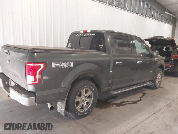 2015 Ford F-150 XLT with VIN 1FTEW1EP0FKE41589, listed as a IAAI auction lot 41345180 with 152,772 mi miles. Bid and sale history available at carsss.com. Image 4.