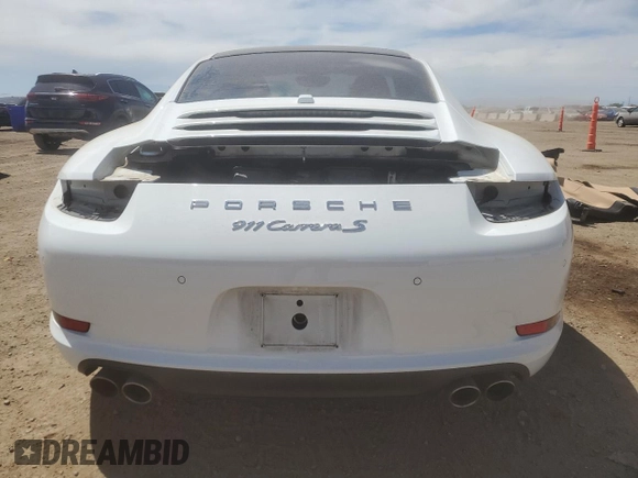 2014 Porsche 911 Carrera S z VIN WP0AB2A95ES120721, wystawiony jako Copart lot #56968235 z przebiegiem 10 287 mil mil oraz Nie do naprawy • Non repairable. Historia ofert i sprzedaży dostępna na DreamBid. Obrazek 6.