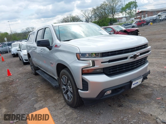 2021 Chevrolet Silverado 1500 RST with VIN 3GCUYEED6MG434363, listed as a IAAI auction lot 41967067 with 53,324 mi miles. Bid and sale history available at carsss.com. Image 1.