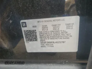 2020 Chevrolet Bolt EV Premier with VIN 1G1FZ6S03L4121787, listed as a Copart auction lot 53263015 with 25,227 mi miles and Clean title. Bid and sale history available at DreamBid. Image 12.