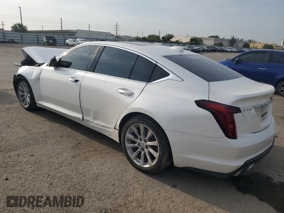 2020 Cadillac CT5 Luxury with VIN 1G6DW5RK3L0122831, listed as a Copart auction lot 55451854 with 37,074 mi miles and Salvage Title. Bid and sale history available at carsss.com. Image 2.