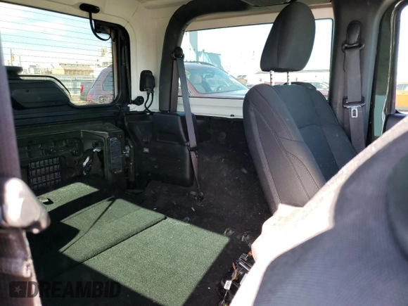 2021 Jeep Wrangler Sport S with VIN 1C4HJXAG0MW577361, listed as a Copart auction lot 75499554 with 39,529 mi miles and Salvage Title. Bid and sale history available at DreamBid. Image 10.