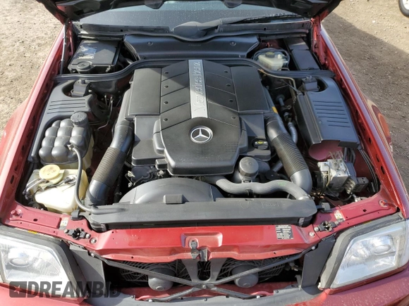 2000 Mercedes-Benz SL-Class with VIN WDBFA68F6YF191384, listed as a Copart auction lot 79318264 with 46,673 mi miles and Salvage Title. Bid and sale history available at carsss.com. Image 11.