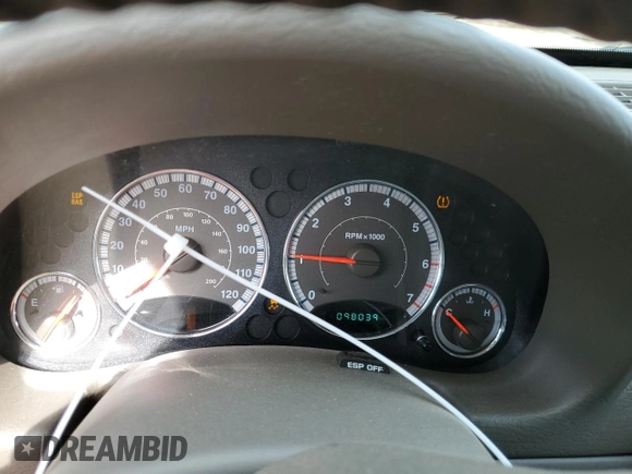 2006 Jeep Liberty Limited with VIN 1J4GL58K06W218884, listed as a Copart auction lot 55830035 with 98,039 mi miles and Salvage title. Bid and sale history available at DreamBid. Image 9.