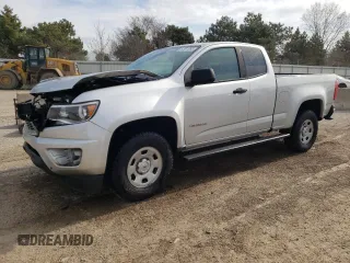 2018 Chevrolet Colorado 2WD Work Truck z VIN 1GCHSBEA6J1222614, wystawiony jako Copart lot #52891255 z przebiegiem 54 305 mil mil oraz Szkoda całkowita • Salvage title. Historia ofert i sprzedaży dostępna na DreamBid. Obrazek 1.