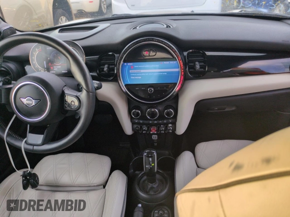 2022 MINI Convertible Cooper S z VIN WMW43DL0XN3P20467, wystawiony jako Copart lot #75042174 z przebiegiem 9 038 mil mil oraz Nie do naprawy • Non repairable. Historia ofert i sprzedaży dostępna na DreamBid. Obrazek 8.