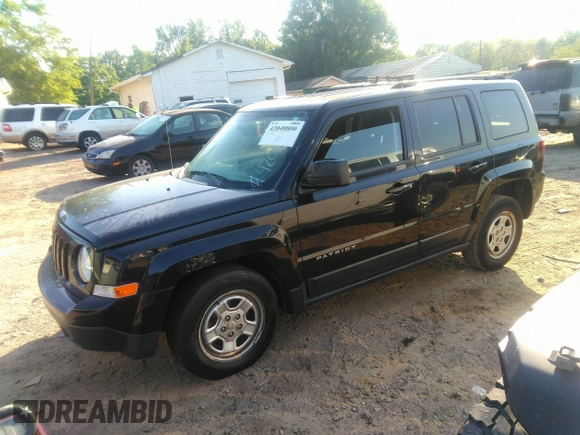 2016 Jeep Patriot Sport SE with VIN 1C4NJPBA2GD525694, listed as a IAAI auction lot 42048800 with 153,093 mi miles and . Bid and sale history available at carsss.com. Image 2.