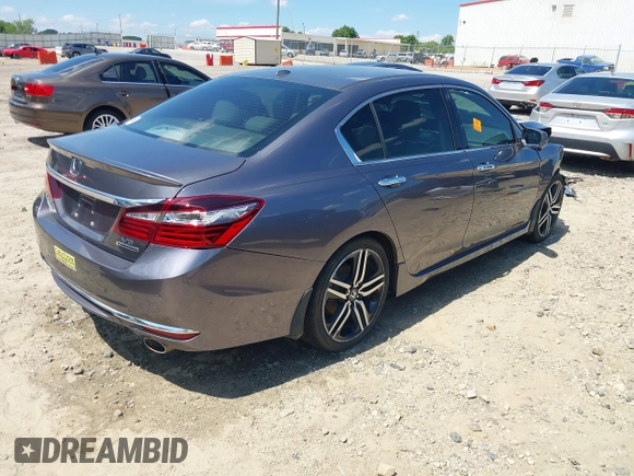 2017 Honda Accord Touring with VIN 1HGCR3F97HA041159, listed as a IAAI auction lot 42205195 with Not provided miles and . Bid and sale history available at DreamBid. Image 4.