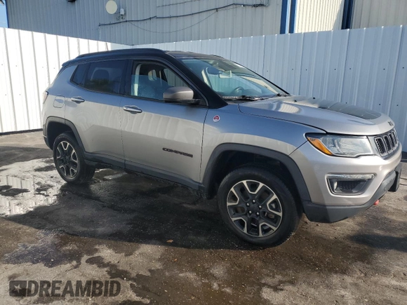 2019 Jeep Compass Trailhawk с VIN 3C4NJDDB6KT800037, выставлен на аукционе Copart как лот 58855295 с пробегом Не указан миль и Чистый • Clean title. История ставок и продаж доступна на DreamBid. Изображение 4.