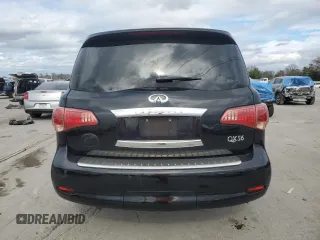 2012 Infiniti QX56 8-passenger with VIN JN8AZ2ND8C9715923, listed as a Copart auction lot 79192944 with 250,177 mi miles and Salvage Title. Bid and sale history available at carsss.com. Image 6.