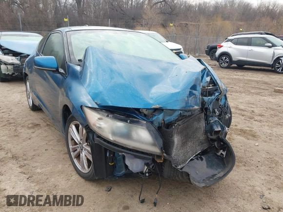 2012 Honda CR-Z EX with VIN JHMZF1D6XCS004087, listed as a IAAI auction lot 41860837 with 170,790 mi miles. Bid and sale history available at carsss.com. Image 1.