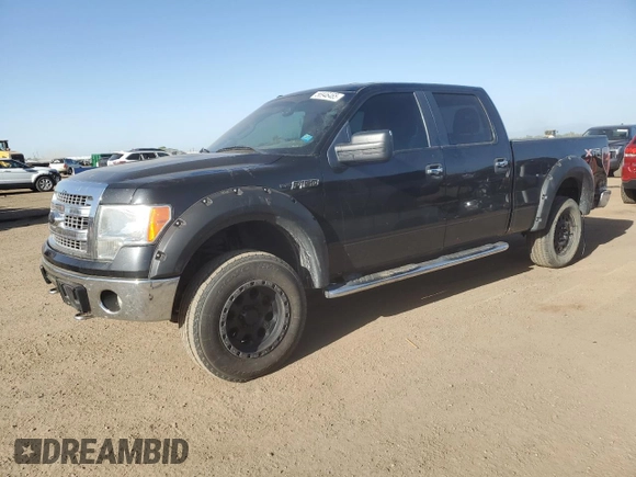 2013 Ford F-150 XL with VIN 1FTFW1EF5DKD44333, listed as a Copart auction lot 56946465 with 160,554 mi miles and Salvage title. Bid and sale history available at DreamBid. Image 1.