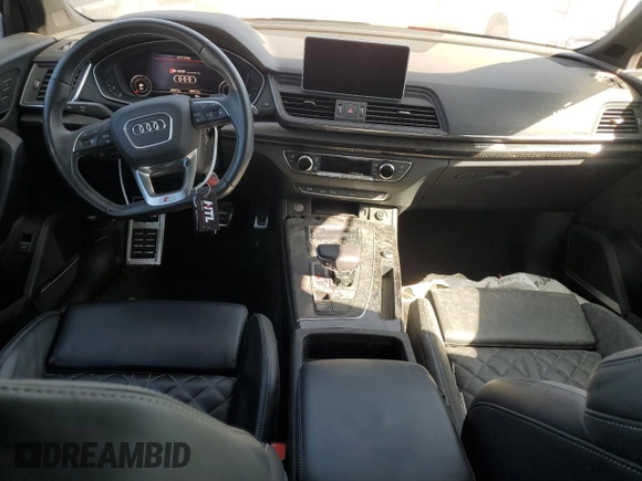 2020 Audi SQ5 Premium Plus with VIN WA1B4AFY7L2075541, listed as a Copart auction lot 64993524 with 28,372 mi miles and Salvage Title. Bid and sale history available at DreamBid. Image 8.