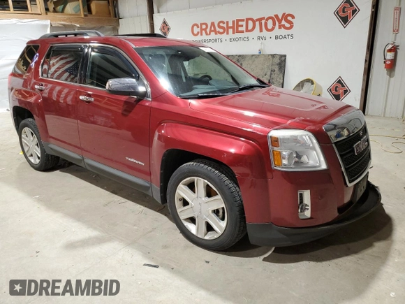 2012 GMC Terrain SLT-1 with VIN 2GKFLVE58C6277725, listed as a Copart auction lot 44500425 with 44,792 mi miles and Salvage Title. Bid and sale history available at carsss.com. Image 4.