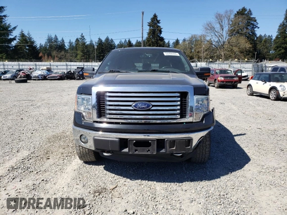 2012 Ford F-150 XL with VIN 1FTFW1ET3CFA62317, listed as a Copart auction lot 53700335 with 133,621 mi miles and Salvage Title. Bid and sale history available at carsss.com. Image 5.
