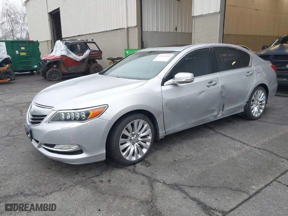 2014 Acura RLX Tech Pkg with VIN JH4KC1F54EC800071, listed as a IAAI auction lot 41311849 with 138,391 mi miles. Bid and sale history available at carsss.com. Image 2.