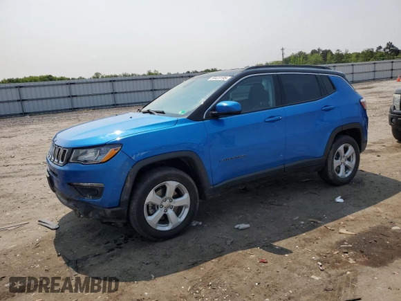 2019 Jeep Compass Latitude с VIN 3C4NJDBB2KT813287, выставлен на аукционе Copart как лот 59423195 с пробегом 118 585 миль миль и Списание • Salvage title. История ставок и продаж доступна на DreamBid. Изображение 1.