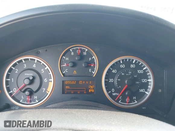 2011 Nissan Titan Pro-4X with VIN 1N6AA0CC3BN313442, listed as a IAAI auction lot 42582789 with 189,582 mi miles and . Bid and sale history available at DreamBid. Image 7.
