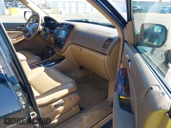 2002 Acura MDX Touring Pkg with VIN 2HNYD18612H538902, listed as a IAAI auction lot 41676747 with 202,715 mi miles. Bid and sale history available at carsss.com. Image 5.