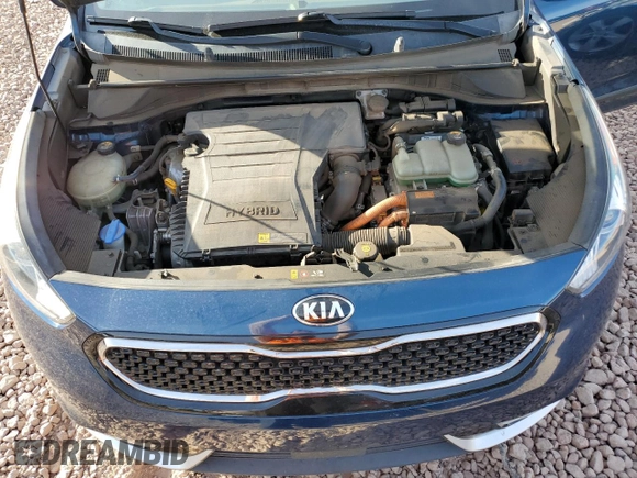 2017 Kia Niro Touring with VIN KNDCE3LC4H5051036, listed as a Copart auction lot 46195635 with 75,971 mi miles and Clean Title. Bid and sale history available at carsss.com. Image 12.