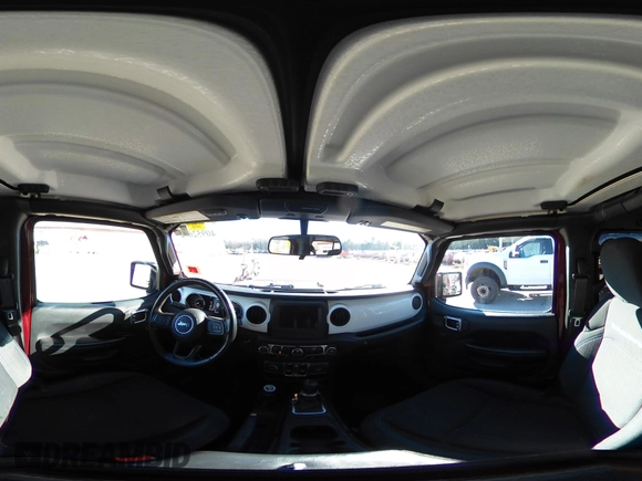 2021 Jeep Wrangler Unlimited Sport S with VIN 1C4HJXDG4MW647164, listed as a IAAI auction lot 40952672 with 51,366 mi miles and . Bid and sale history available at DreamBid. Image 19.