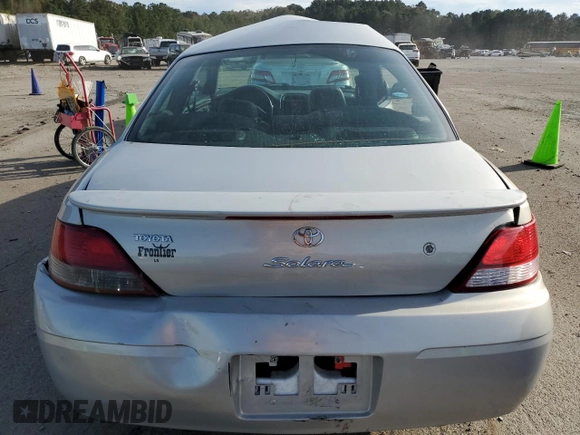 2001 Toyota Solara SE with VIN 2T1CF22P21C473018, listed as a Copart auction lot 78809324 with 71,851 mi miles and Salvage Title. Bid and sale history available at carsss.com. Image 6.