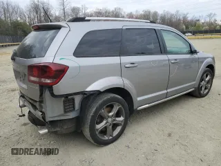 2017 Dodge Journey Crossroad Plus z VIN 3C4PDDGG6HT578759, wystawiony jako Copart lot #49619255 z przebiegiem 157 394 mil mil oraz Szkoda całkowita • Salvage title. Historia ofert i sprzedaży dostępna na DreamBid. Obrazek 3.