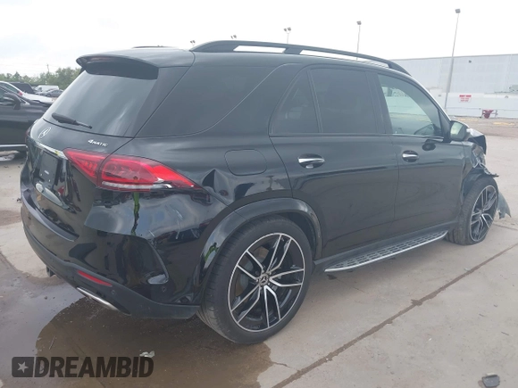 2021 Mercedes-Benz GLE 450 with VIN 4JGFB5KE6MA449902, listed as a IAAI auction lot 41933590 with 40,459 mi miles and . Bid and sale history available at DreamBid. Image 4.