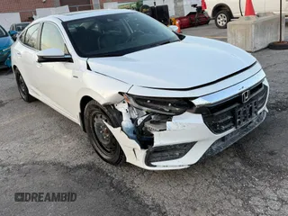 2020 Honda Insight Touring with VIN 19XZE4F78LE400419, listed as a Copart auction lot 50107185 with 77,708 mi miles and Salvage Title. Bid and sale history available at carsss.com. Image 1.