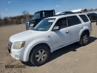 2008 Mercury Mariner with VIN 4M2CU81108KJ22374, listed as a Copart auction lot 50127065 with 111,743 mi miles and Salvage Title. Bid and sale history available at carsss.com. Image 1.