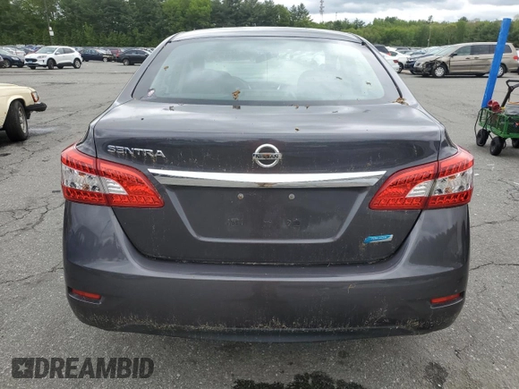 2014 Nissan Sentra SV with VIN 3N1AB7AP0EL616653, listed as a Copart auction lot 56721895 with 119,510 mi miles and Salvage title. Bid and sale history available at DreamBid. Image 6.