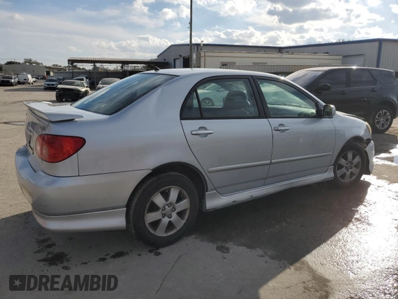 2008 Toyota Corolla CE with VIN 2T1BR32E48C862017, listed as a Copart auction lot 42693765 with 128,165 mi miles and Salvage Title. Bid and sale history available at DreamBid. Image 3.