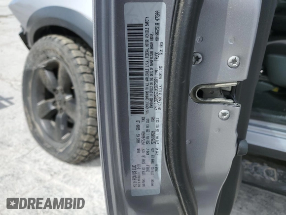 2019 Ram 1500 Classic Warlock with VIN 1C6RR6GG1KS675891, listed as a Copart auction lot 48757824 with 72,216 mi miles and Salvage Title. Bid and sale history available at carsss.com. Image 13.