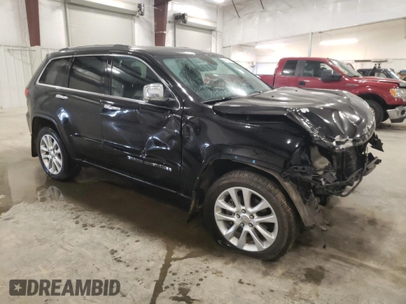 2017 Jeep Grand Cherokee Limited with VIN 1C4RJFBT9HC781741, listed as a Copart auction lot 41492185 with 87,713 mi miles and Salvage title. Bid and sale history available at DreamBid. Image 4.