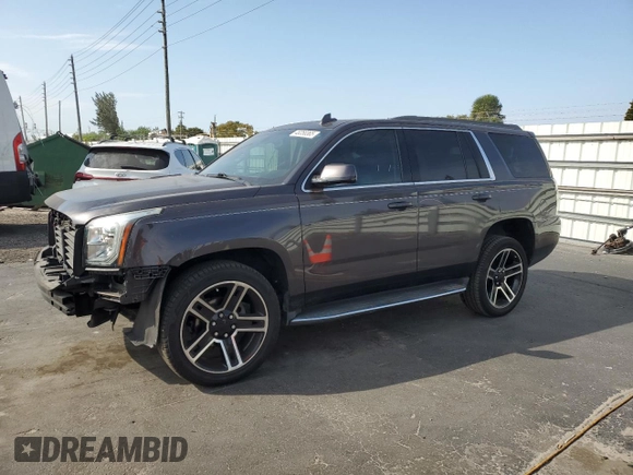 2017 GMC Yukon SLE with VIN 1GKS1AKC4HR328844, listed as a Copart auction lot 48358365 with 98,440 mi miles and Salvage Title. Bid and sale history available at carsss.com. Image 1.