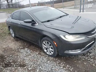 2015 Chrysler 200 C with VIN 1C3CCCCG1FN689898, listed as a IAAI auction lot 41738826 with 189,092 mi miles. Bid and sale history available at carsss.com. Image 1.