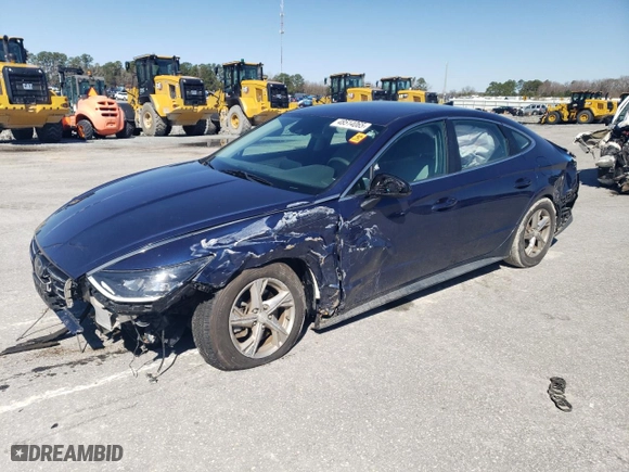 2021 Hyundai Sonata SE with VIN 5NPEG4JA4MH065989, listed as a Copart auction lot 48514065 with 65,544 mi miles and Salvage Title. Bid and sale history available at carsss.com. Image 1.