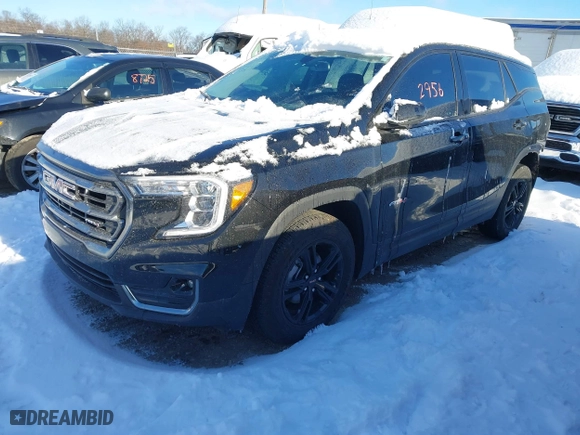 2022 GMC Terrain AT4 with VIN 3GKALYEV0NL258113, listed as a IAAI auction lot 41202956 with 22,982 mi miles. Bid and sale history available at carsss.com. Image 17.