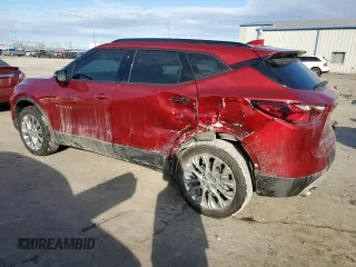 2021 Chevrolet Blazer LT with VIN 3GNKBDR44MS546502, listed as a Copart auction lot 88414615 with 55,533 mi miles and Salvage title. Bid and sale history available at DreamBid. Image 2.
